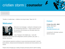 Tablet Screenshot of cristienstorm.com
